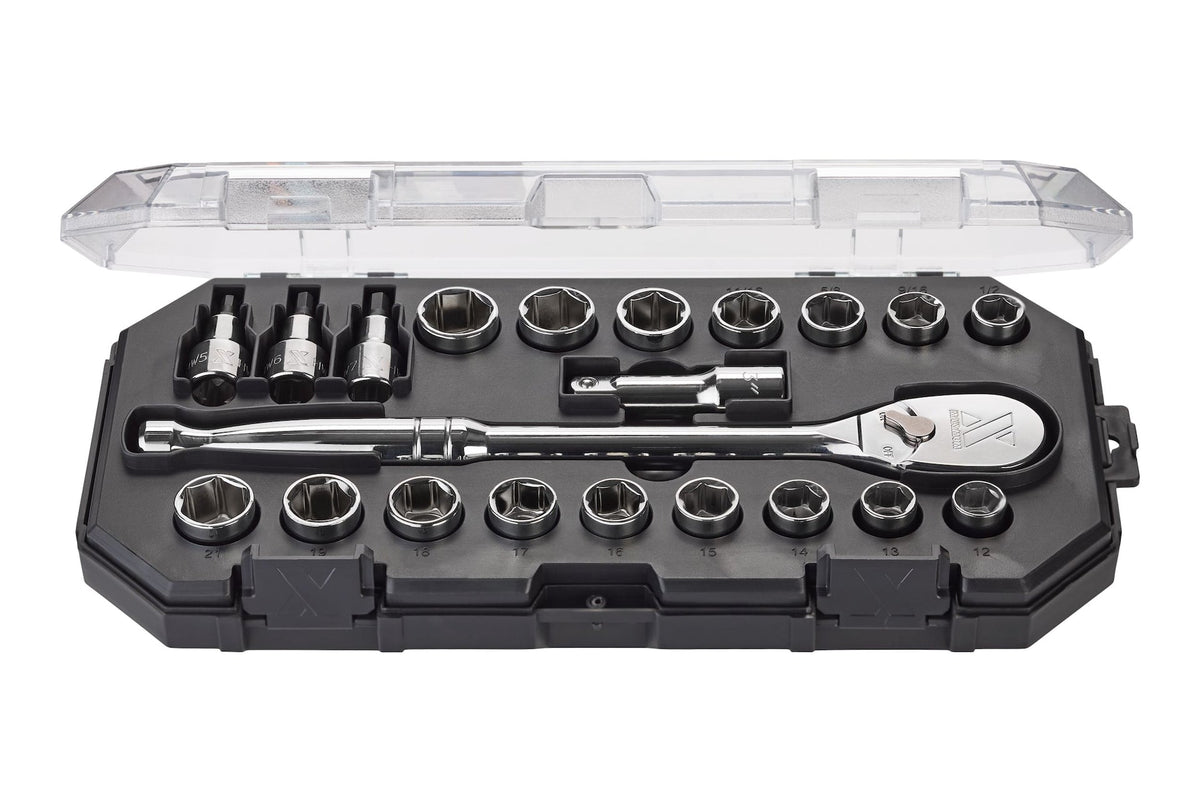 21 Piece 1/2" Drive Metric Socket Set A2S9 - product image 5