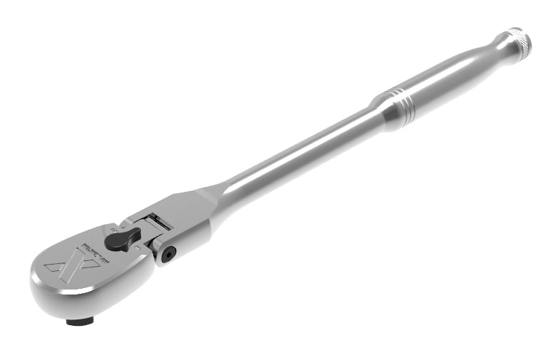 3/8-in Drive 90-Tooth Flex Ratchet, CRV, Chrome Plating, 11-in Y4P8