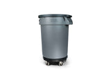 Universal Commercial Heavy-Duty Resin Garbage Can Dolly, Black D8Q3 - product image 6