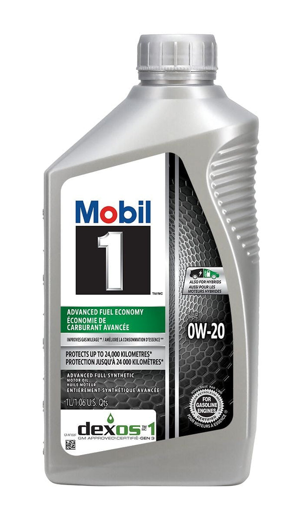 1 Advanced Fuel Economy 0W20 Synthetic Engine/Motor Oil, 1-L V2O4