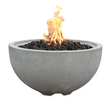 Nantucket Round Propane-Fueled Fire Bowl with Lava Rock & Canvas Cover, 40,000 BTUs, 14-in P7G5 - product image 1