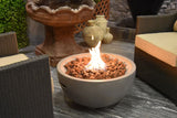 Nantucket Round Propane-Fueled Fire Bowl with Lava Rock & Canvas Cover, 40,000 BTUs, 14-in P7G5 - product image 6