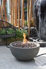 Nantucket Round Propane-Fueled Fire Bowl with Lava Rock & Canvas Cover, 40,000 BTUs, 14-in P7G5 - product image 7