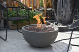 Nantucket Round Propane-Fueled Fire Bowl with Lava Rock & Canvas Cover, 40,000 BTUs, 14-in P7G5 - product image 8