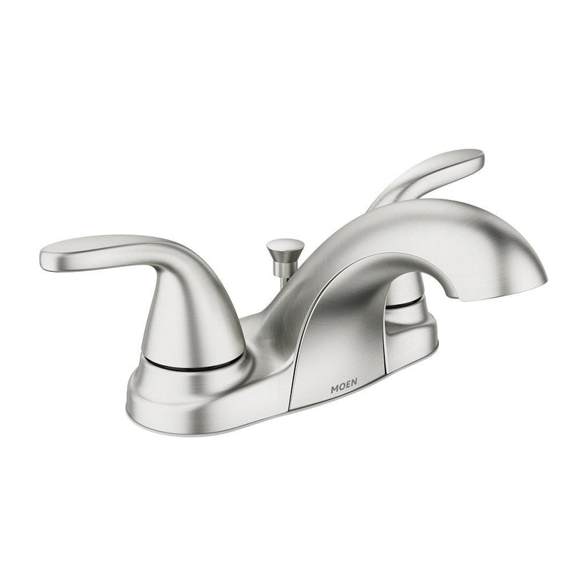 Adler Double Handle Bathroom Faucet, Spot Resist Brushed Nickel Z8L8