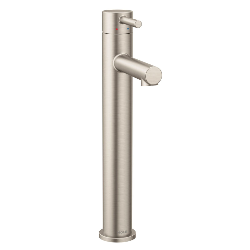 Align Single Handle High Arc Single Hole Bathroom Sink Faucet, WaterSense Certified, Brushed Nickel C5X9