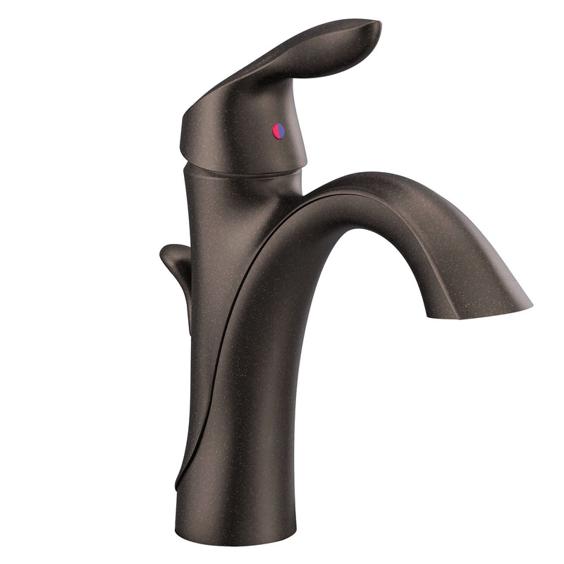 Align Single Handle Single Hole Bathroom Sink Faucet, Rubbed Bronze U3L6