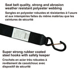 1,000-lb Marine Gunwale Strap, Fully Adjustable, 2-in x 16-ft R2U3 - product image 3