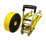 10,000-lb Ratchet Tie Down Strap, Abrasion Resistant, 2-in x 27-ft R1N7 - product image 1