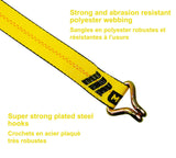 10,000-lb Ratchet Tie Down Strap, Abrasion Resistant, 2-in x 27-ft R1N7 - product image 3