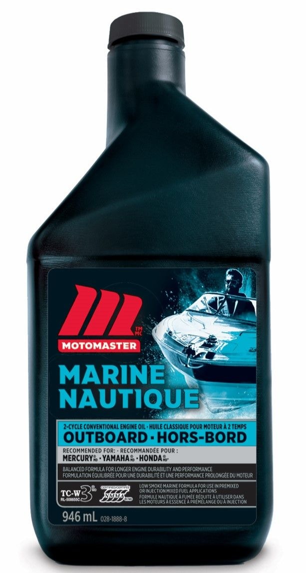 2-Cycle Outboard Engine Oil, 946-ml Y9N7