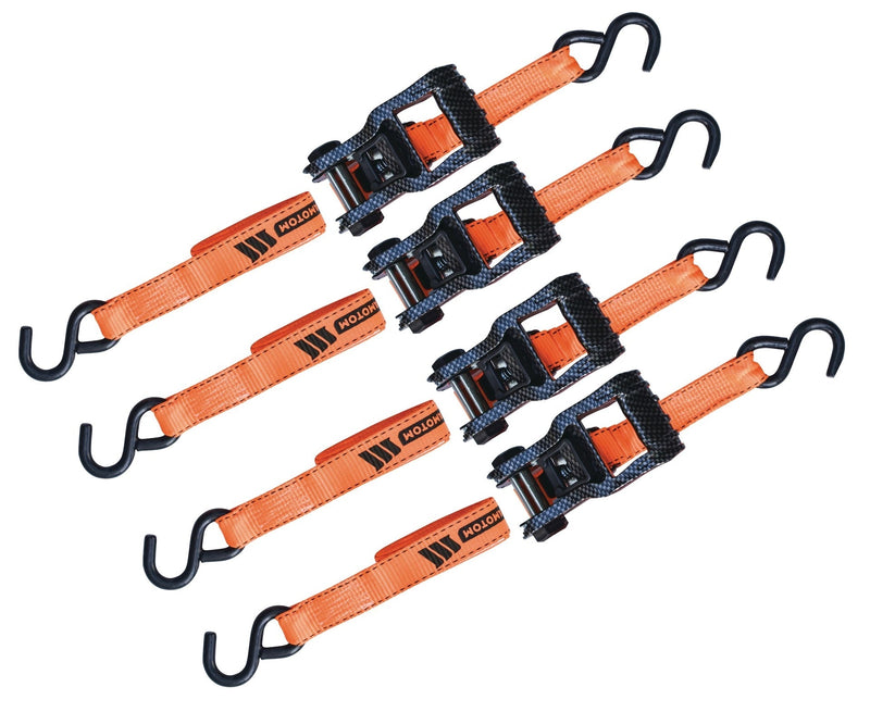 3,000-lb Heavy Duty Ratchet Tie Down Strap, 1.25-in x 14-ft, 4-pk N3A1