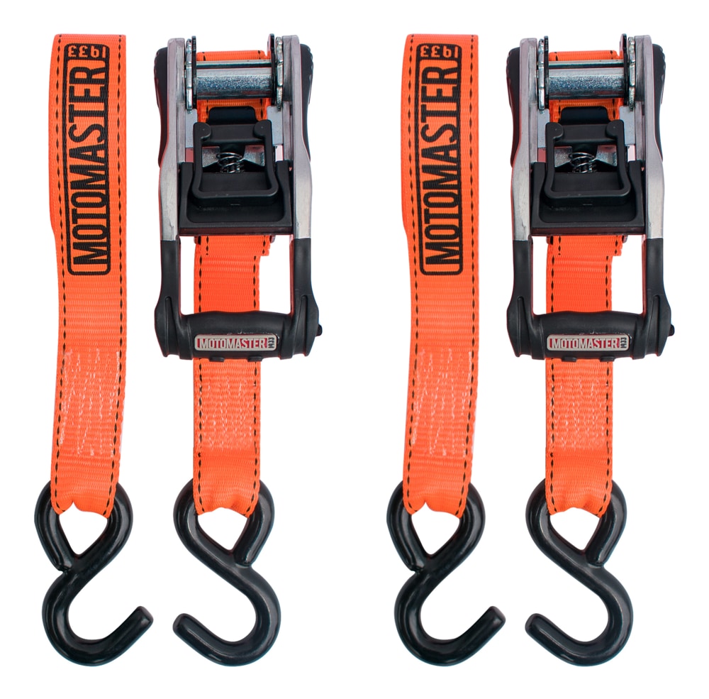 3,000-lb Heavy-Duty Ratchet Tie Down Straps, with Power Grip Padded Handles, 1.25-in x 10-ft, 2-pk Z7Z4 - product image 3