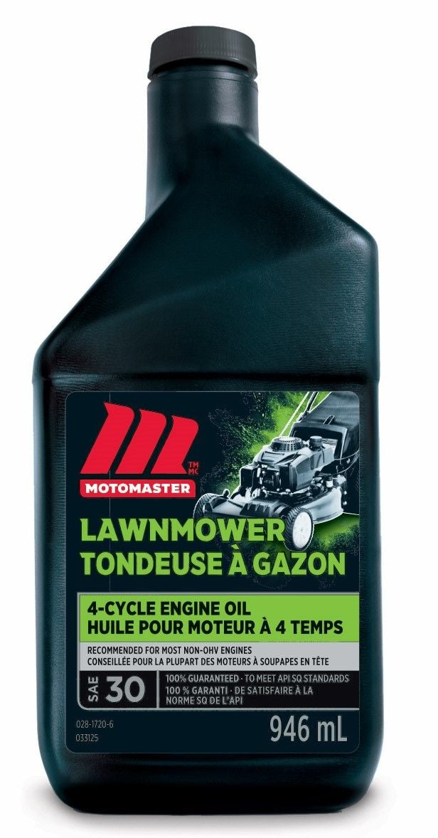 4-Stroke Lawnmower Engine Oil SAE 30, 946-mL M3I5