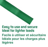 450-lb Light Duty Lashing Straps with Cam Buckle Clasps, Weatherproof, 1-in x 12-ft, 2-pk B0K9 - product image 5