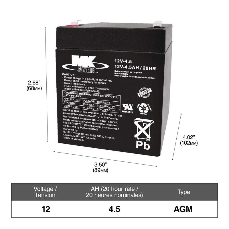 NAUTILUS EXTREME AGM Group Size 27 Battery P4R5