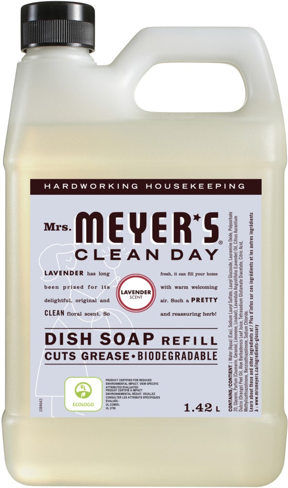 Clean Day Liquid Dish Soap Refill, Assorted Scents, 1.42-L E4W2