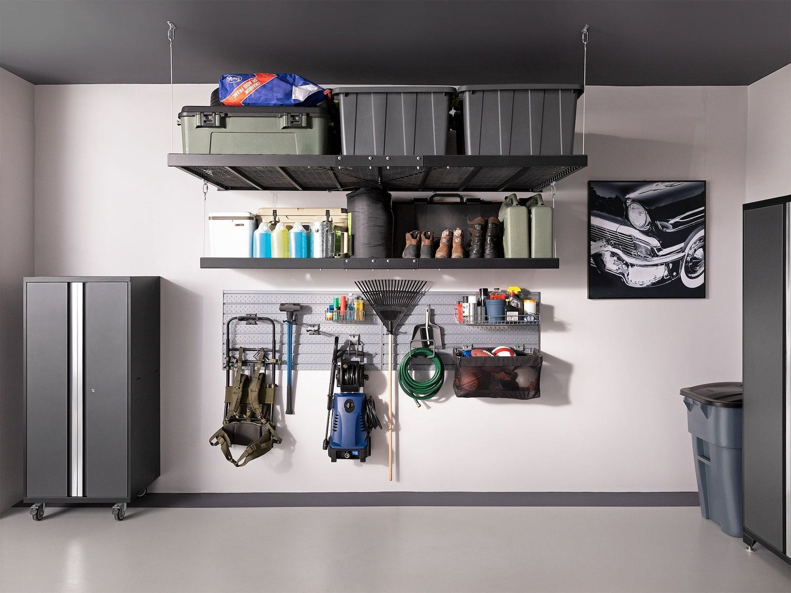 Pro Series Wall Mounted Heavy-Duty Steel Shelf, 600-lb Capacity, 4-ft x 8-ft L0Q5 - product image 5