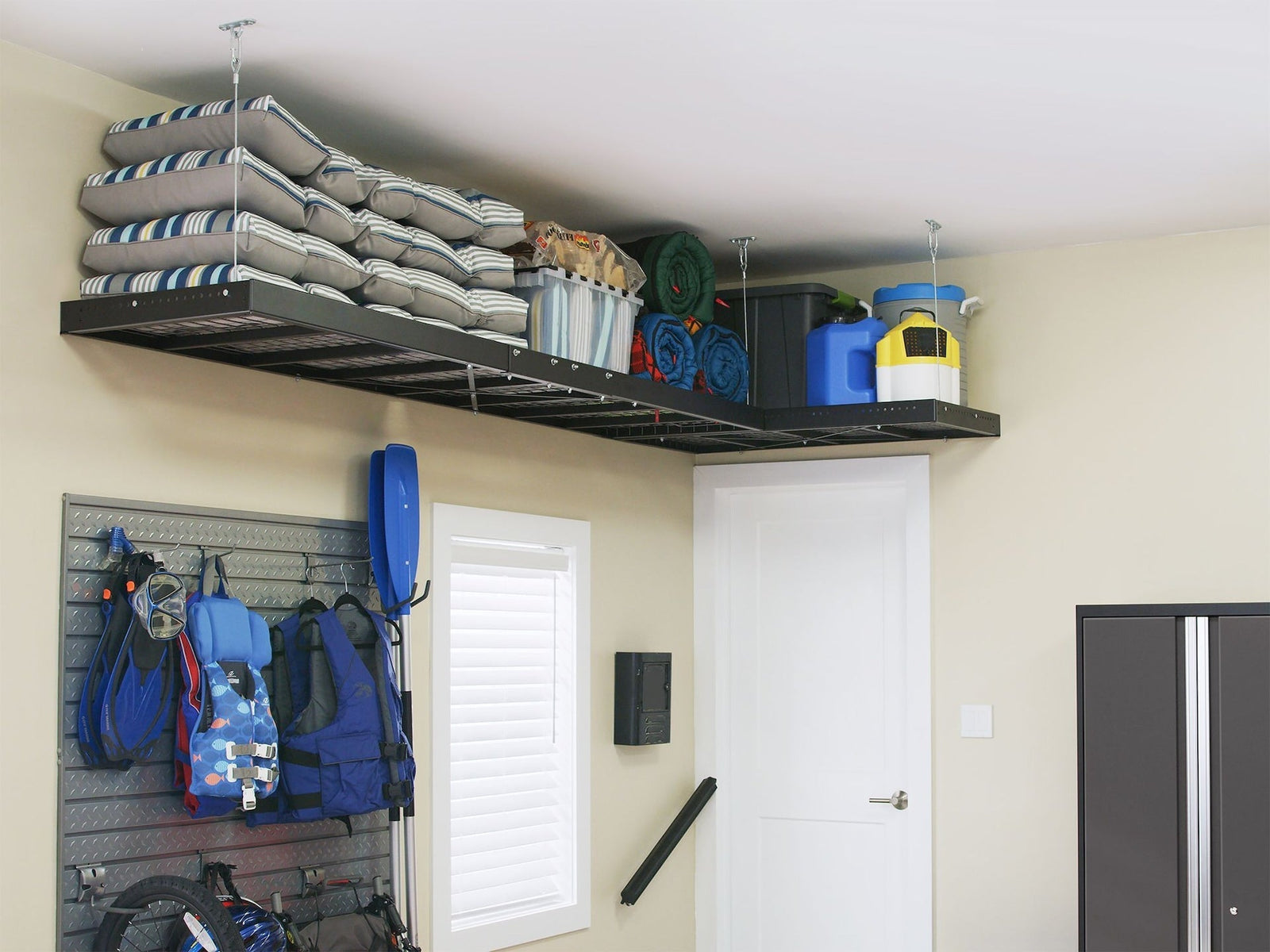 Pro Series Wall Mounted Heavy-Duty Steel Shelf, 600-lb Capacity, 4-ft x 8-ft L0Q5 - product image 8