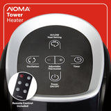 Oscillating Tower Ceramic Heater withRemote Control & Thermostat, 1500W, Black, 30-in F8Q1 - product image 4