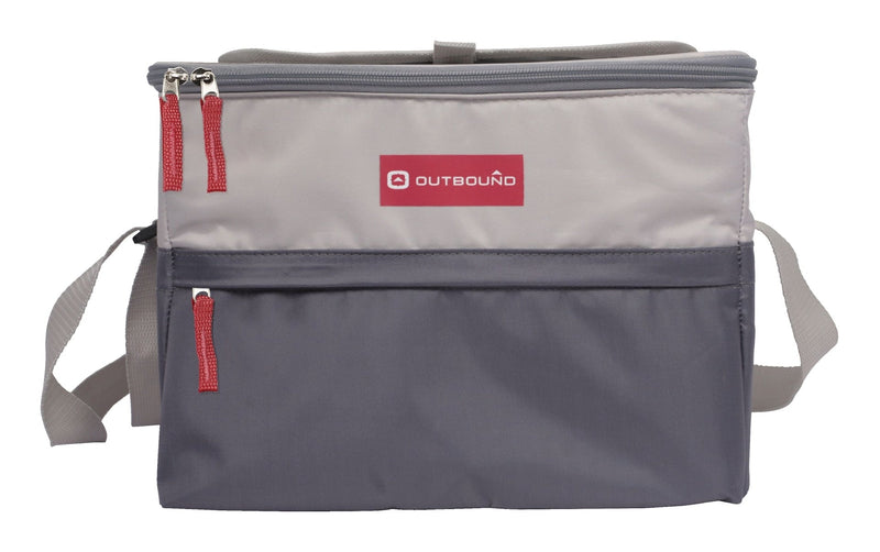 12-Can Soft Cooler With Hard Liner, Grey J5V1