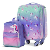 Kids Unicorn Hardside Luggage, 2-pc, Hardside Spinner Luggage, 23-in, Hardside Carry-On Spinner Flex Travel Suitcase,... J9Q7 - product image 2