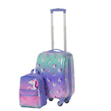 Kids Unicorn Hardside Luggage, 2-pc, Hardside Spinner Luggage, 23-in, Hardside Carry-On Spinner Flex Travel Suitcase,... J9Q7 - product image 4