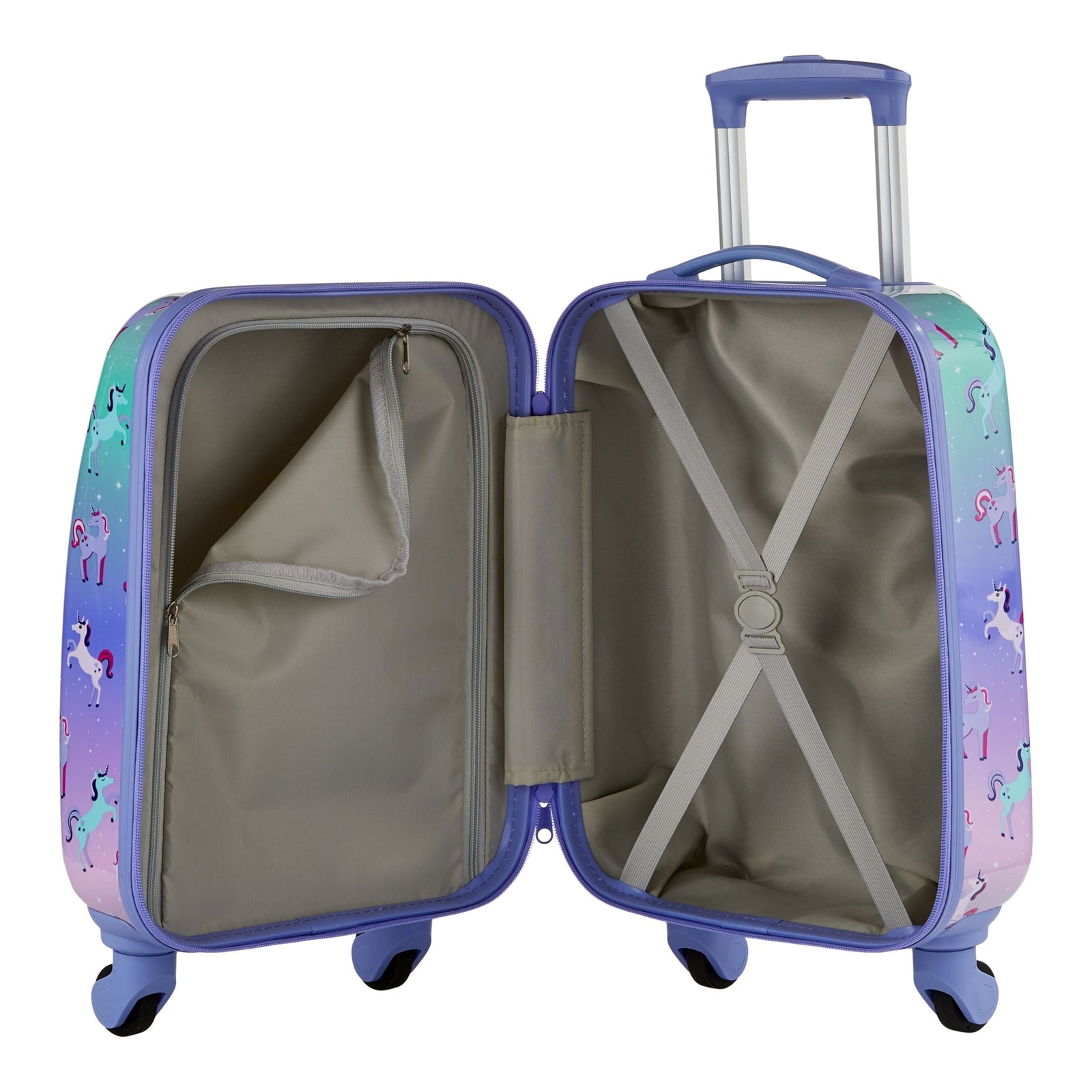Kids Unicorn Hardside Luggage, 2-pc, Hardside Spinner Luggage, 23-in, Hardside Carry-On Spinner Flex Travel Suitcase,... J9Q7 - product image 7