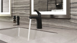 Matlock Single Handle High Arc Single Hole 4-in Centreset Bathroom Sink Faucet, Push & Seal Drain, Matte Black G7P5 - product image 8