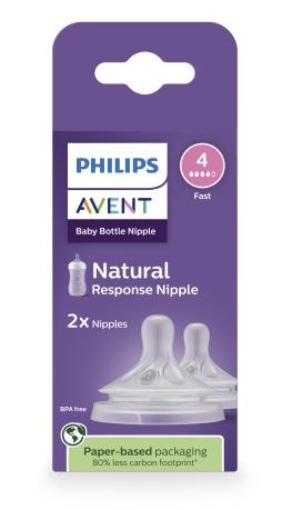 Response Nipple Flow 4 for 3M+, 2-pk N1Q1