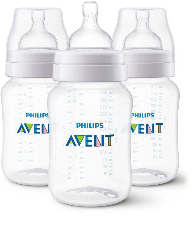 SCY103/03 Anti-Colic Baby Bottle, 9-oz, 3-pk S0S8