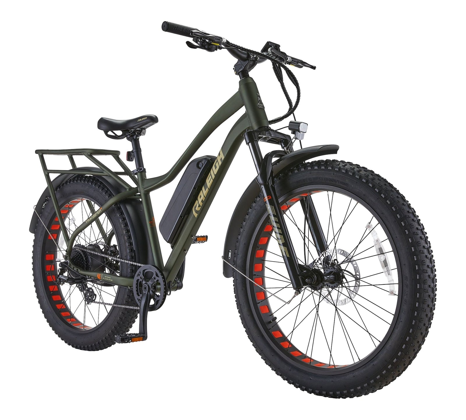 Quanta All-Terrain Lightweight Electric Bicycle with Front & Rear Lights, 26-in Wheel, Green F3P7 - product image 1