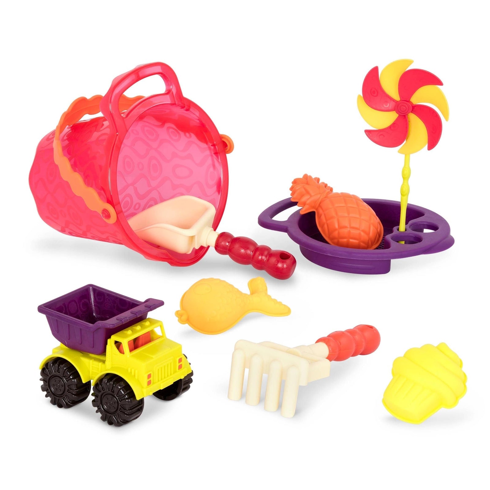 Ahoy! Outdoor Beach Sand Playset with 9 Beach Accessories, Bilingual, 9-pc V9C5 - product image 1