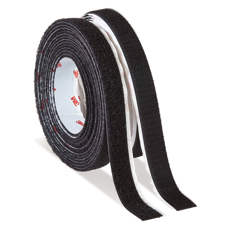 Indoor Fasteners, Black, 3-lbs, 0.75-in x 15-ft, 1-pk Y1L2