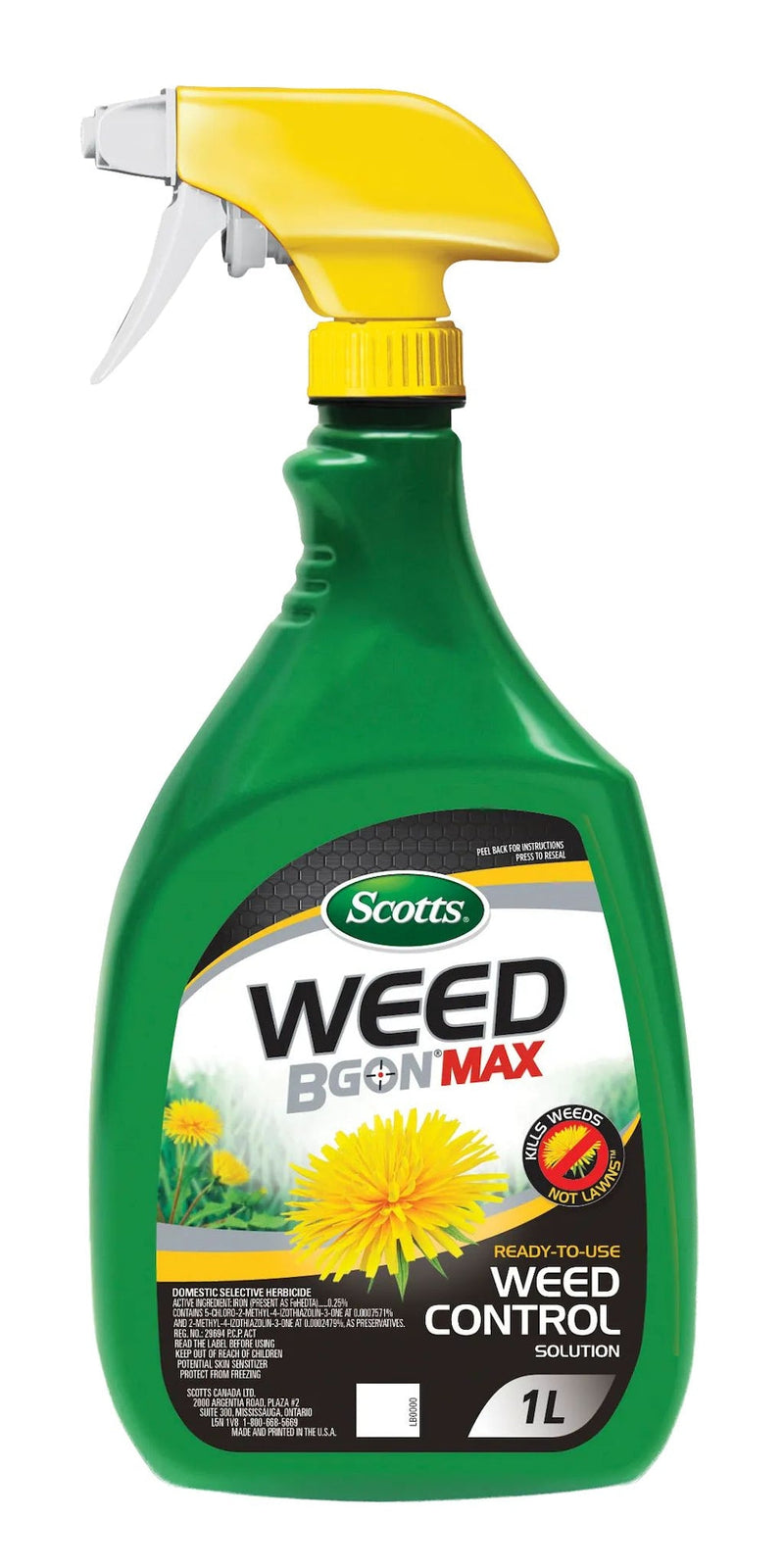 Weed B Gon MAX Weed Control Concentrate for Lawns, 1-L N6N5