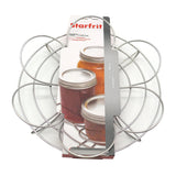 Stainless Steel Reversible Canning Rack, Holds 7 x 500 mL or 4 x 1-L Glass Mason Jars P4O6 - product image 1