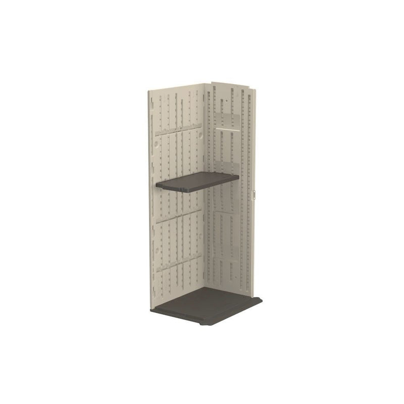 Vertical Resin Shed Shelf Kit, 30-lb Capacity U4I3