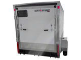 5 x 8-ft Enclosed Trailer with Ramp Door, White Q0J7 - product image 4