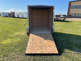 5 x 8-ft Enclosed Trailer with Ramp Door, White Q0J7 - product image 5