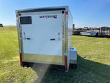 5 x 8-ft Enclosed Trailer with Ramp Door, White Q0J7 - product image 6