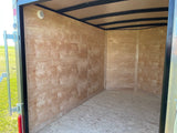 5 x 8-ft Enclosed Trailer with Ramp Door, White Q0J7 - product image 7
