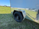 5 x 8-ft Enclosed Trailer with Ramp Door, White Q0J7 - product image 8