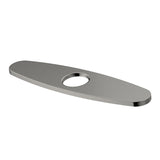Kitchen Sink Faucet Hole Cover Deck Plate For 1 or 3 Hole, Stainless Steel, 10-in S9Q5 - product image 1