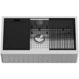 Oxford Single Farmhouse Kitchen Sink, 36-in x 21-in H9W5 - product image 1