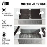 Oxford Single Farmhouse Kitchen Sink, 36-in x 21-in H9W5 - product image 6