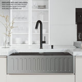 Oxford Single Farmhouse Kitchen Sink, 36-in x 21-in H9W5 - product image 8