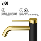 Roma MatteShell Matte Black Bathroom Sink/Basin Set with Lexington Faucet and Glass Square Vessel V3A0 - product image 6