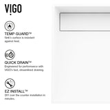 Starr Modern MatteStone 15x15-in Deep White Bathroom Sink/Basin with Square Vessel K0R1 - product image 2