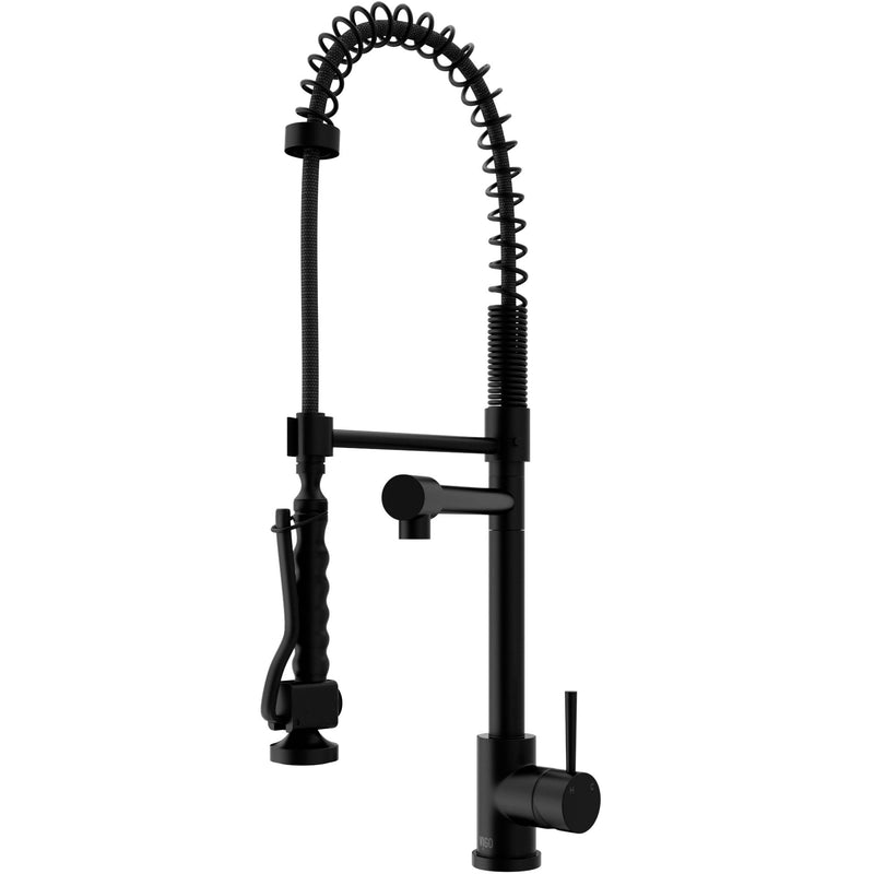 Zurich Kitchen Faucet, Matte Black Q8T5