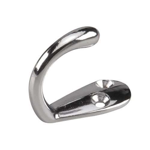 Wardrobe Hook, Chrome, 4pk O5F5